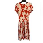 Maeve Anthropologie Summer Breeze Dress Orange Cream Floral Size Small Photo 6