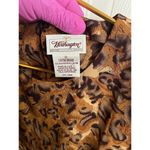 Worthington  Woman Top Womens 1X Extra Grande Leopard Print Round Neck Blouse Photo 5