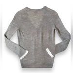 J.Crew  Mercantile Lace Sleeve Alpaca Cardigan Sweater Photo 4