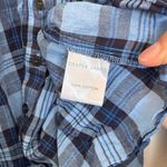 Draper James  Button-Front Top in Midnight Plaid Size XS Photo 5