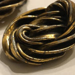 Vintage Gold/Brass Tone Plastic Shoe Clips Photo 3