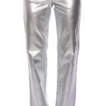 Akira NWT Metallic Silver Pants Photo 2
