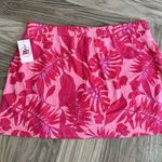 Juicy Couture Juicy by  Skort Womens Size 1X Pink Floral Leaf Hawaiian Beach Photo 5