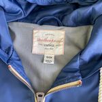 Weatherproof  Vintage Navy Blue Raincoat Utility Coat Rope Detail Size Small Photo 3