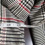 ANINE BING  Glen Plaid Double Breasted Blazer Sz Medium Scandi Chic Boss * Flaw * Photo 10