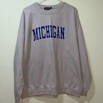 Pretty Little Thing Womens  Tan Michigan Print Sweatshirt Photo 0