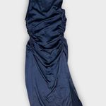 Parker NEW  The Ayla Ruched Satin Midi Dress Size 10 Photo 0