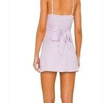 MORE TO COME Sarai Slit Mini Dress in Lavender XL Purple Photo 1