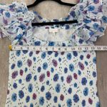Love Shack Fancy  Kodie Dress Floral Ruffle Smocked Mini Dress Size Small Photo 6