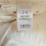 MOTHER White Capri The Almost Saint Almost Innocent Jean Size 28 Photo 10