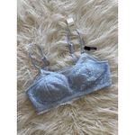 Aerie Real Power Wireless Push Up Joy Convertible Lace Bra Size 34C Light Blue Photo 4