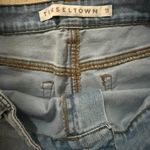 Tinseltown  High Rise Ankle Cropped Skinny Jeans in light blue in size 11 Photo 2