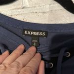 EXPRESS Desert Dreaming lace up front boho top Photo 3