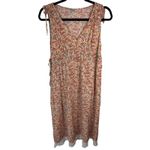 Rails  Constantine Multi Wildflower Floral Dress V Neck Smocked Tie Shoulders M Photo 1