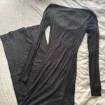 SKIMS  Soft Lounge Long Sleeve Dress Onyx Foil Photo 3