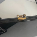 Garay Black Patent Leather Vinyl Satchel Purse Vintage‎ Photo 7