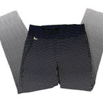 Premise Polka Dot Dark Navy and Cream Ombré Look Tummy Control Bengaline Pants S Photo 0