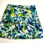 RipSkirt Hawaii Tropical Floral Blue Green Skirt Hook & Loop‎ Closure Large Photo 0