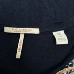 Scotch & Soda  Top Womens Size Medium Linen Colorful Abstract Artsy Indie Casual Photo 4