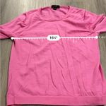 J.Crew Pink 100% Merino Wool Long Sleeve Pullover Sweater Size M Photo 7