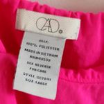 CAD Women’s Hot Pink Sleeveless Ruffle Blouse with Lace Trim – Size Large (NWOT) Photo 5