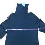 ZARA NWT  Black Turtleneck Knit Midi Dress Size Medium Classic Photo 1