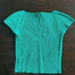 Olivaceous  Green Cropped Knit Short Sleeve NWT S Photo 2