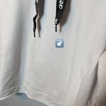 Aerie  White Cropped Hooded Sweatshirt size S Oversized Fit  - Great Beach Hoodie Photo 5