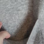 BENEDETTA B. GRAY BLUE MERINO WOOL CASHMERE OPEN LONG LINE CARDIGAN VEST SMALL Photo 5