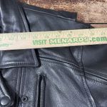 Mens vintage Raider Heavy Leather motorcycle jacket size 46 XL 1970's authentic Black Photo 4