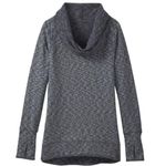 Athleta  Space Dye Cowl Neck Pullover Grey Women’s XS Activewear Running Photo 9