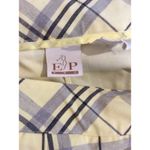 EP Golf Yellow Black Plaid Skort Size 6 Pleated Photo 2