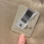 Free People  Mini Skirt Can’t Blame Me Cream Linen Blend NWT Size 14 Photo 7