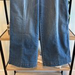 Spanx 20407R Seamed Front Wide Leg Denim in Vintage Indigo Pull-on Jeans, M Photo 4
