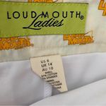 Loudmouth Sock It To Me Retro Yellow Skort Golf Mini Skirt size 6 Photo 2