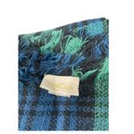 Modcloth  Tartan Plaid Blanket Scarf Green One Size Photo 2