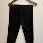 Garage Denim Black Distressed Ripped High Rise Skinny Jeans Size 5 / 27 Grunge Photo 5
