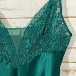 Victoria's Secret Victoria’s Secret Gold Label Lace Satin Gown - Green - Large Photo 6