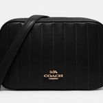Coach Jes Crossbody Bag with Puffy Linear Quilting C1569 Black Gold Hardware Photo 1