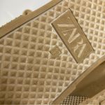 ZARA faux fur trimmed high top sneakers size 37 Photo 5