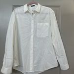 ATM White Button Down Shirt Size L Photo 0