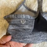 Lululemon Flow Y Bra Yellow Gingham 4 Gray Photo 5