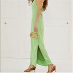 Something Navy  - Silky Essential Slip Dress in Green Photo 7