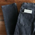 Favorite Daughter Size 23 Erin High Rise Slim Straight in Boulder Wash Black Photo 5