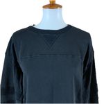 Year Of Ours Black Terry Pullover Sweatshirt Large Casual Cozy Layer Women’s Photo 1