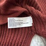 Universal Threads Universal Thread Oversized Knit Open Front Cardigan Maroon Red Photo 4