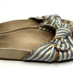 Loeffler Randall  Beattie Knotted Striped Slide Sandals Women's 5 US Photo 2