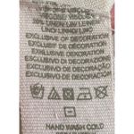 Free People Yummy Slub Ivory Beaded Embellished Women's Shirt XS Boho Photo 4