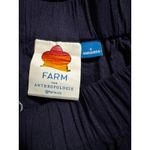 Farm Rio for Anthropologie Pineapple Embroidered Linen Romper Size Small Navy Blue Photo 3