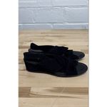 Ecco Black Women's Summer Cross Strap Leather And Suede Sandals, - Size 40 Photo 4